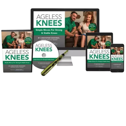 Ageless Knees™ Pain-Relief System with Miracle Massage Wand